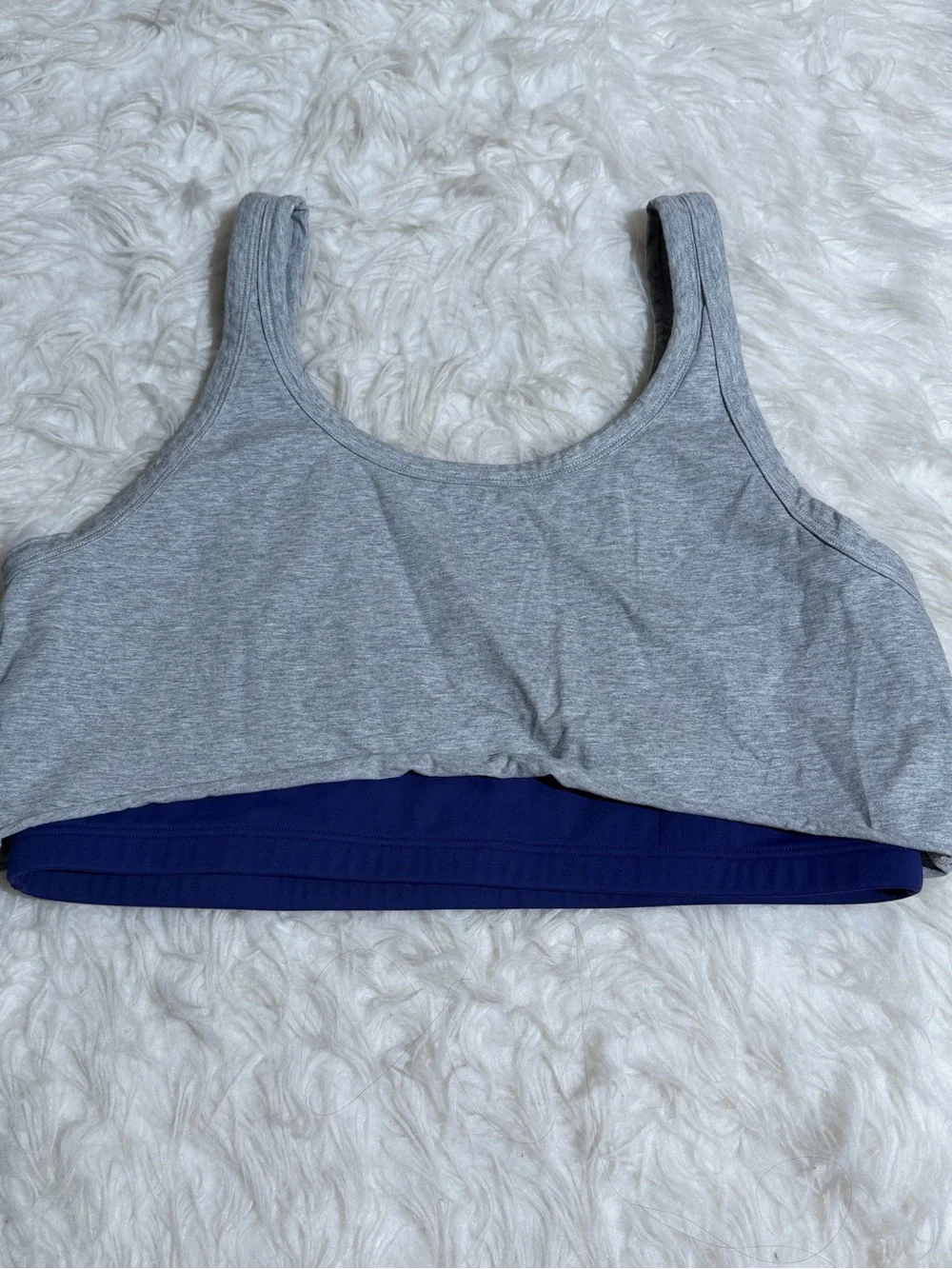NEW Set Active XL / XXL Matching Set Shorts Sporta Bra Blue Workout Stripes